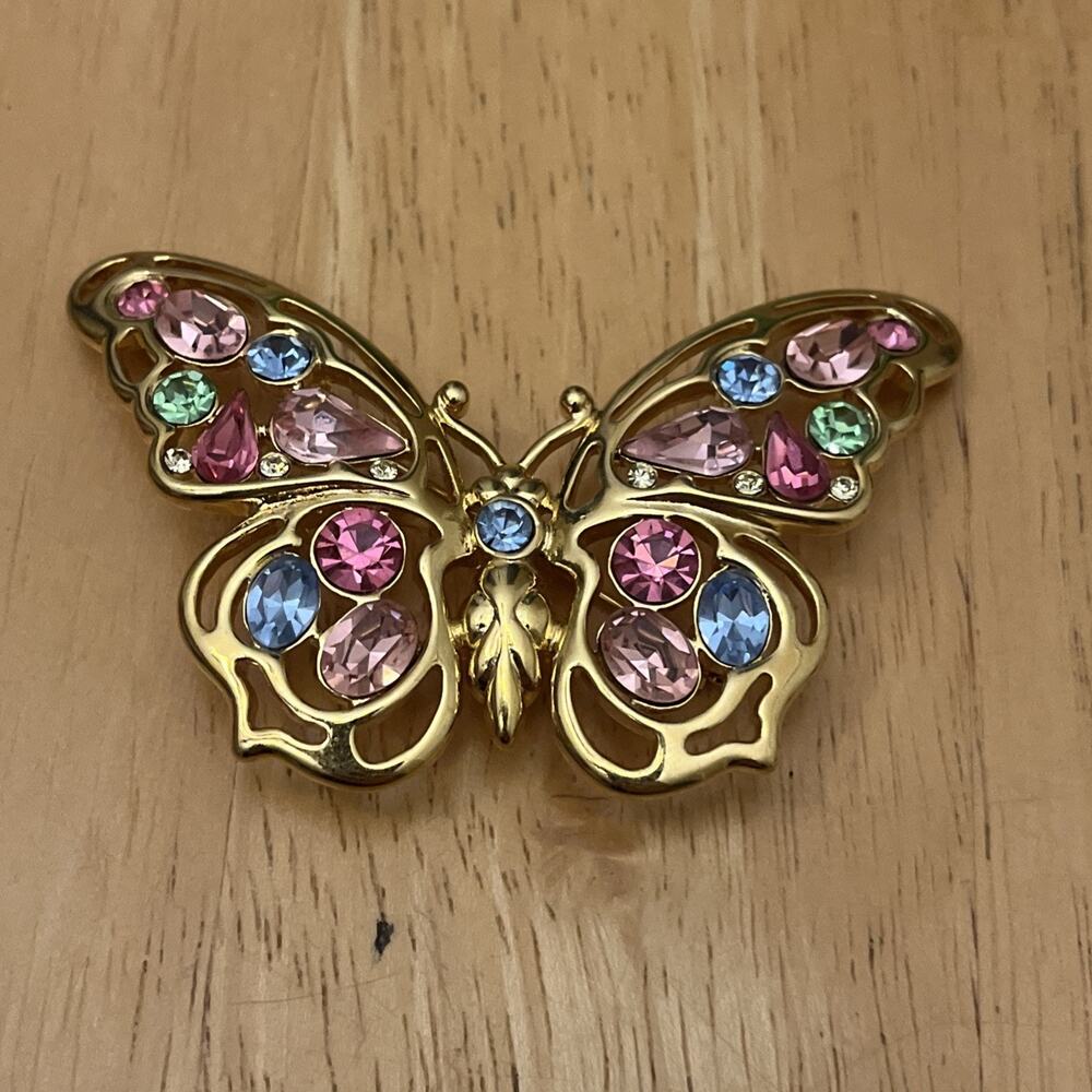 Nolan Miller Rhinestone Pin/Brooch